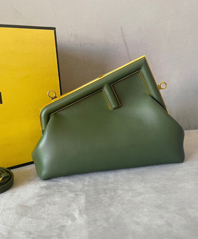 Fendi First Small Handbag 8BP129 Green